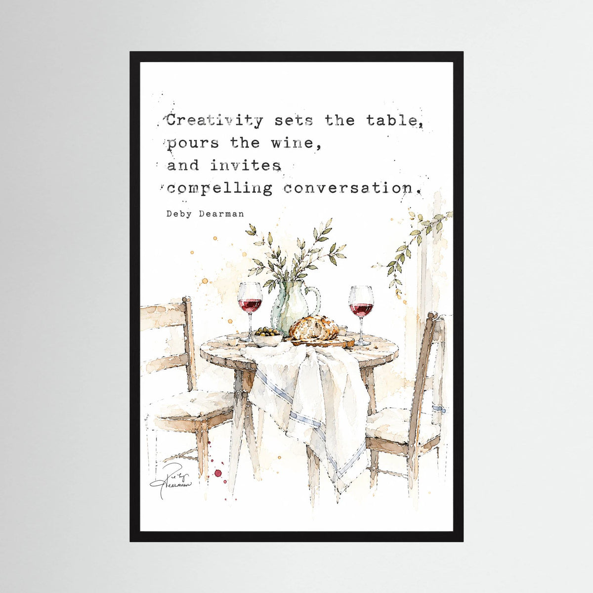The Table - Framed Fine Art Print