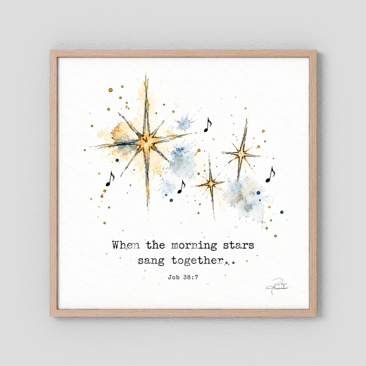 The Stars - Framed Fine Art Print