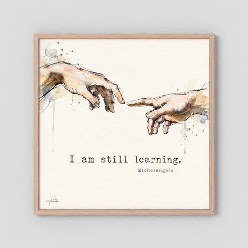 Still Learning - Framed Fine Art Print