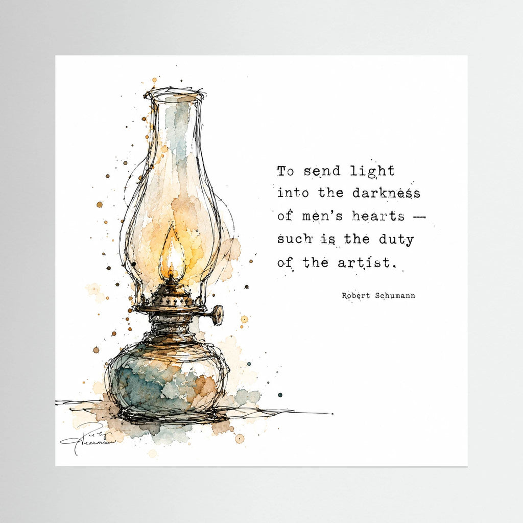 The Lamp - Unframed Fine Art Print