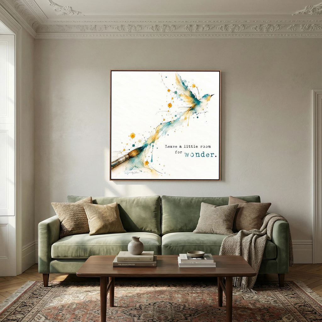 The Brush - Framed Canvas