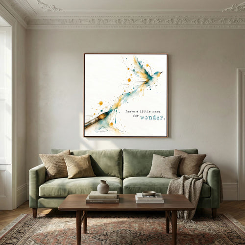 The Brush - Framed Canvas