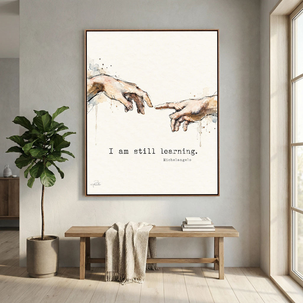Still Learning - Framed Canvas