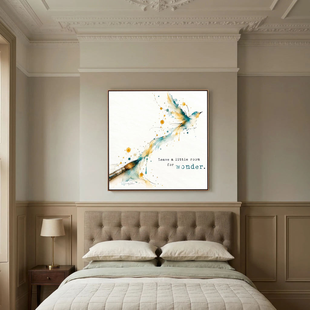 The Brush - Framed Canvas