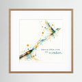 The Brush -  Framed and Matted Fine Art Print