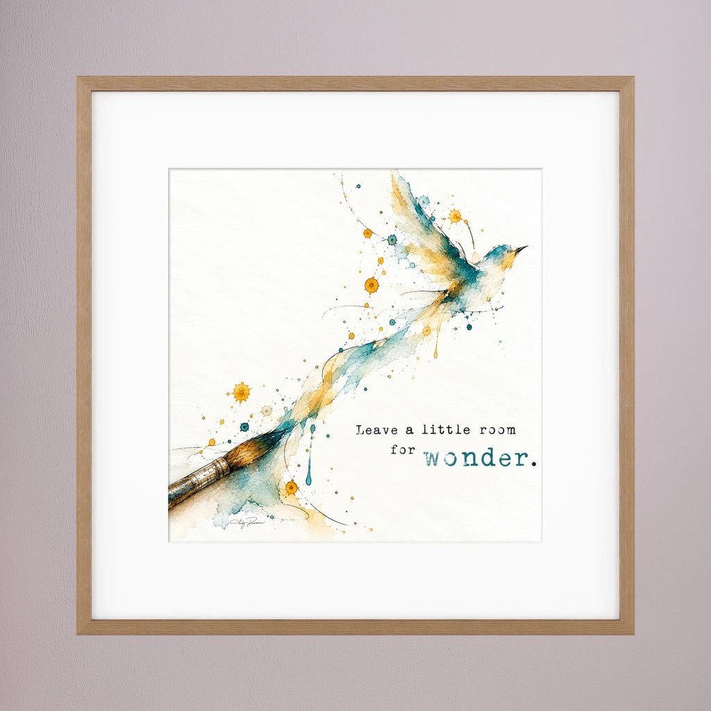 The Brush -  Framed and Matted Fine Art Print
