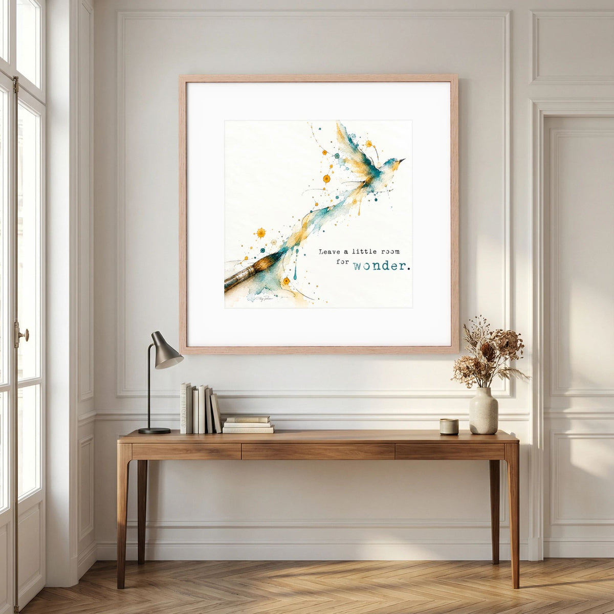 The Brush -  Framed and Matted Fine Art Print