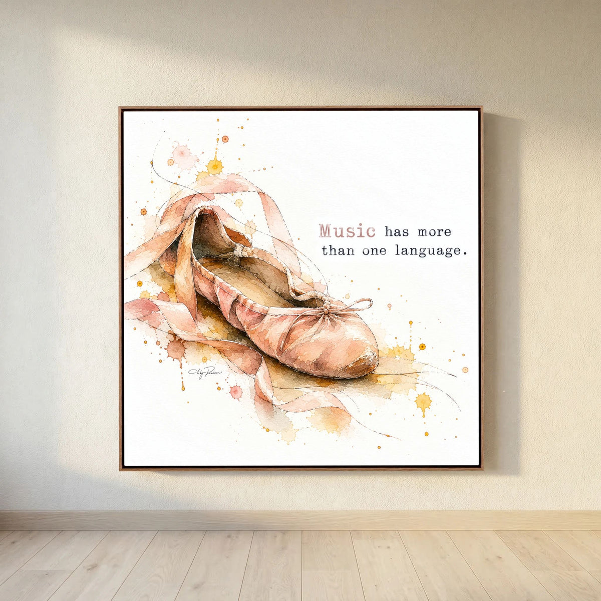 The Dance - Framed Canvas