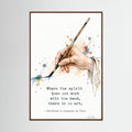 The Hand - Framed Canvas