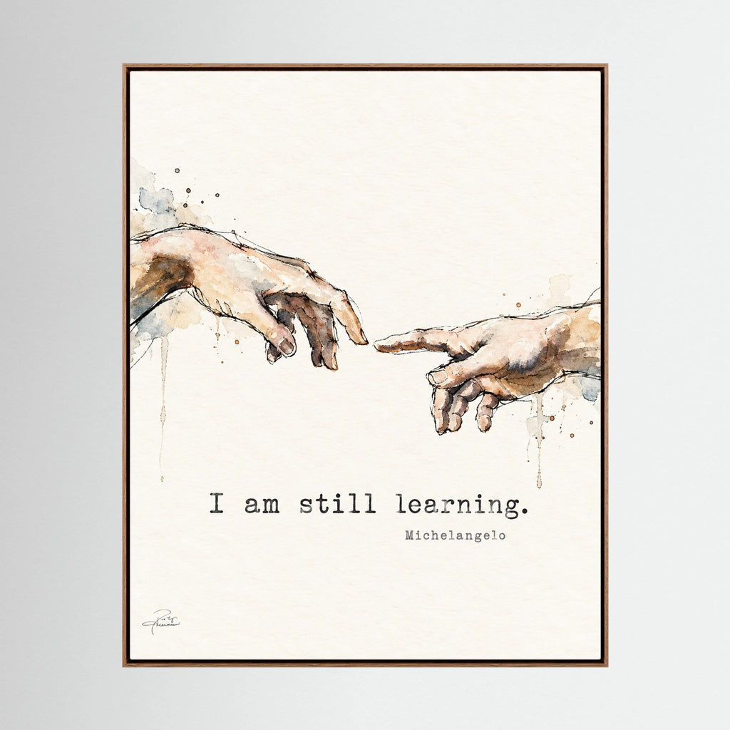Still Learning - Framed Canvas