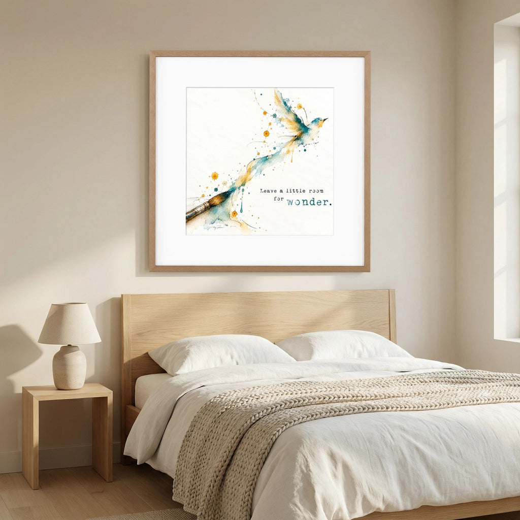 The Brush -  Framed and Matted Fine Art Print