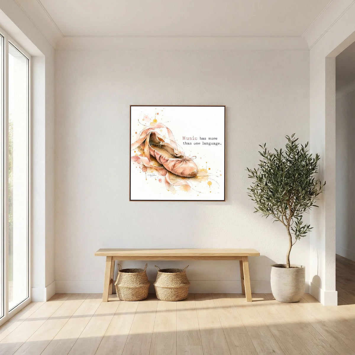 The Dance - Framed Canvas