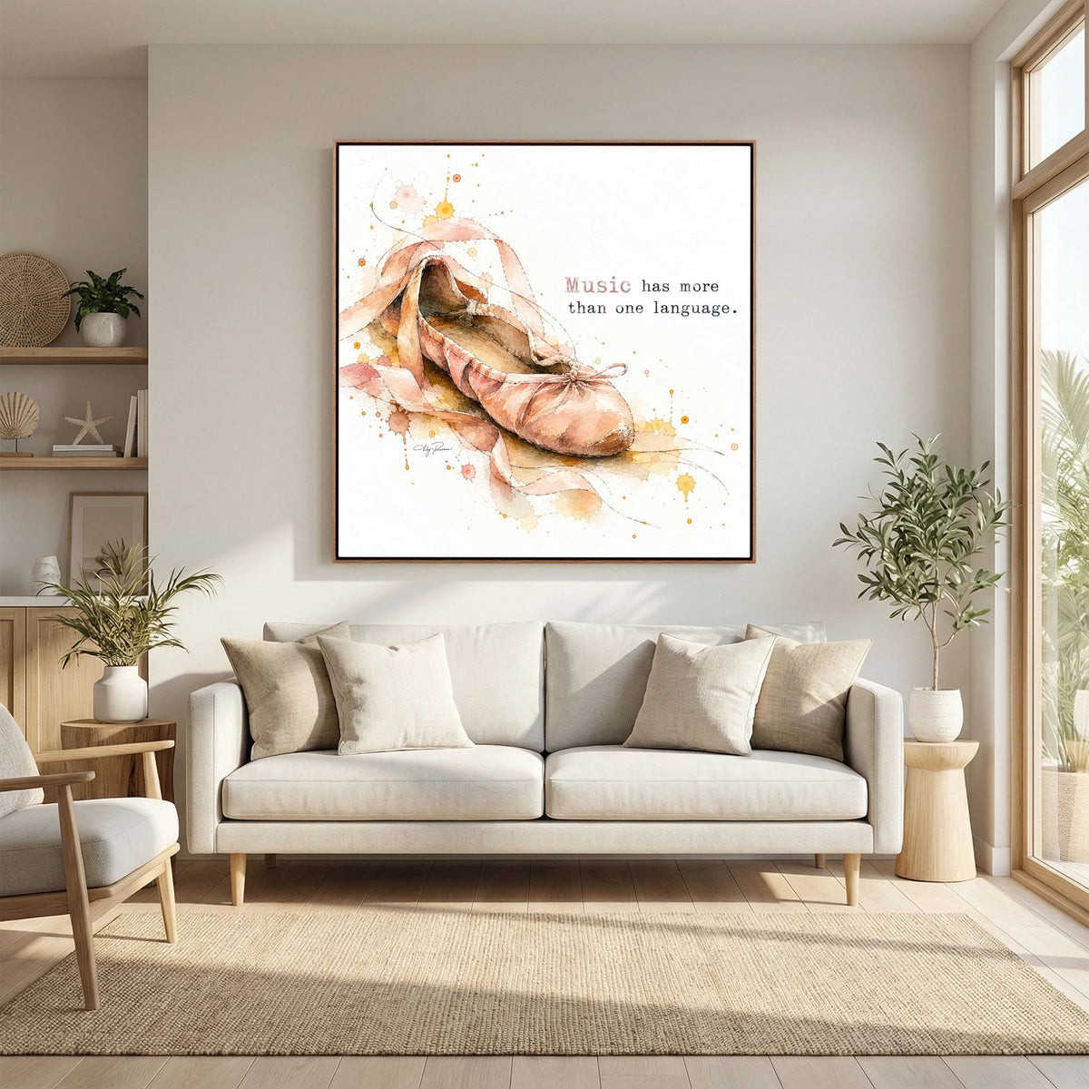 The Dance - Framed Canvas