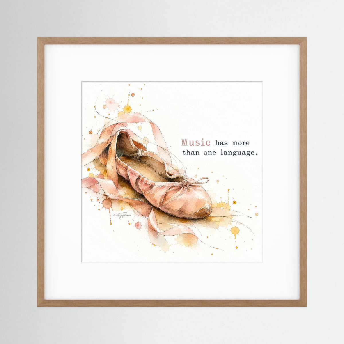 The Dance - Framed and Matted Fine Art Print