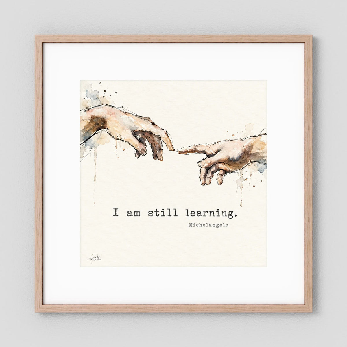 Still Learning - Framed Fine Art Print