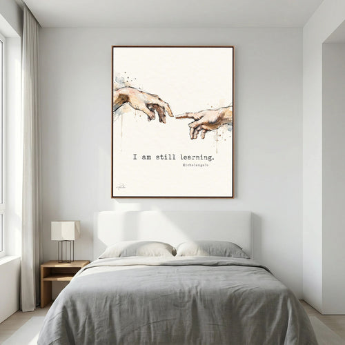 Still Learning - Framed Canvas