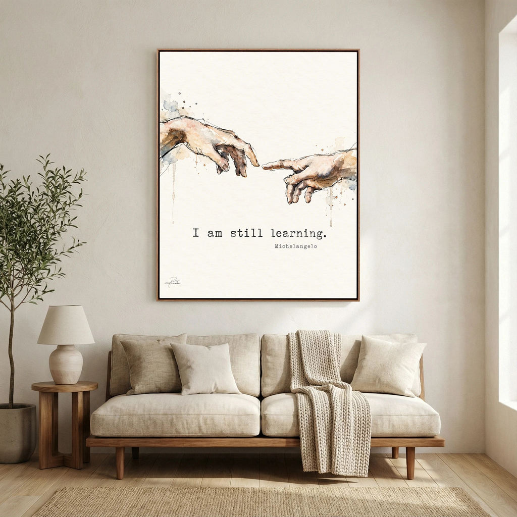 Still Learning - Framed Canvas